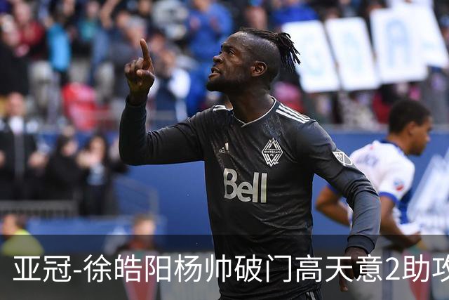 亚冠-徐皓阳杨帅破门高天意2助攻 申花2-1淡滨尼流浪者